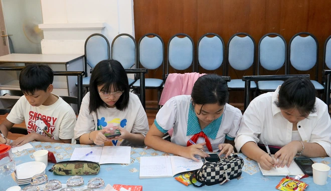 Hào hứng khám phá nghề báo tại CLB Phóng viên nhí Khăn Quàng Đỏ - Ảnh 6.