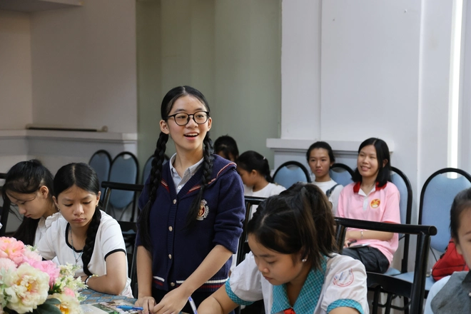 Cùng CLB Phóng viên nhí học kỹ năng phỏng vấn- Ảnh 7.