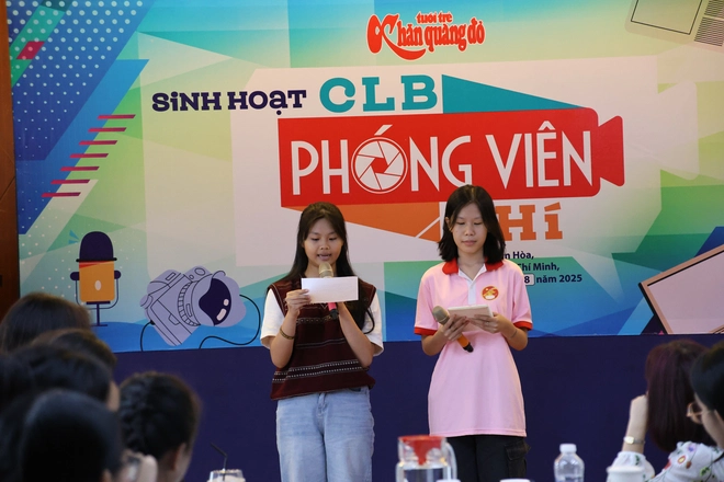 Cùng CLB Phóng viên nhí học kỹ năng phỏng vấn- Ảnh 11.