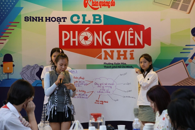 Cùng CLB Phóng viên nhí học kỹ năng phỏng vấn- Ảnh 10.