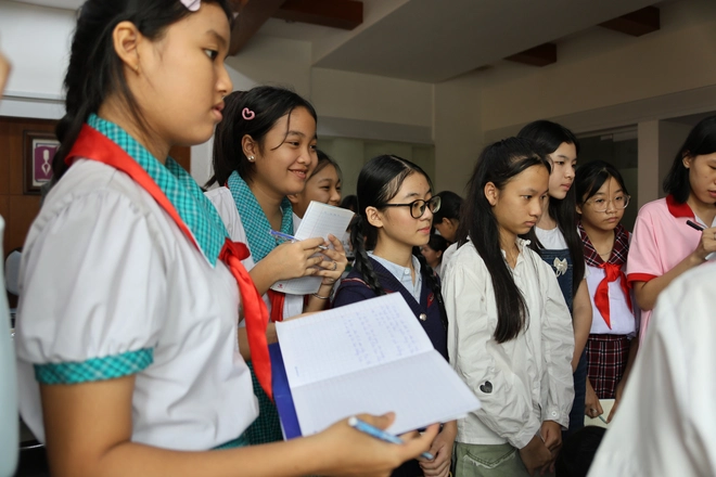 Cùng CLB Phóng viên nhí học kỹ năng phỏng vấn- Ảnh 15.
