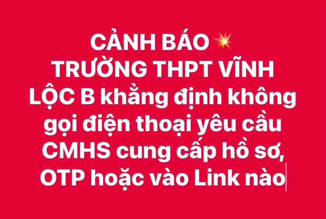 Cẩn thận với chiêu thức lừa đảo báo trúng tuyển giả mạo trường học- Ảnh 2.