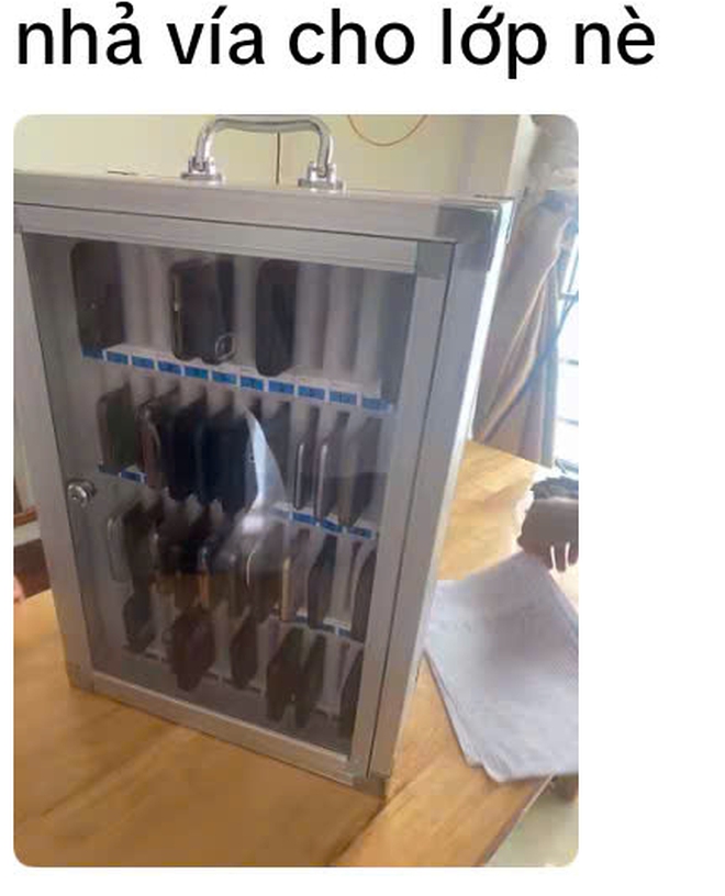 Những chiếc tủ đặc biệt trong lớp học không điện thoại - Ảnh 6.