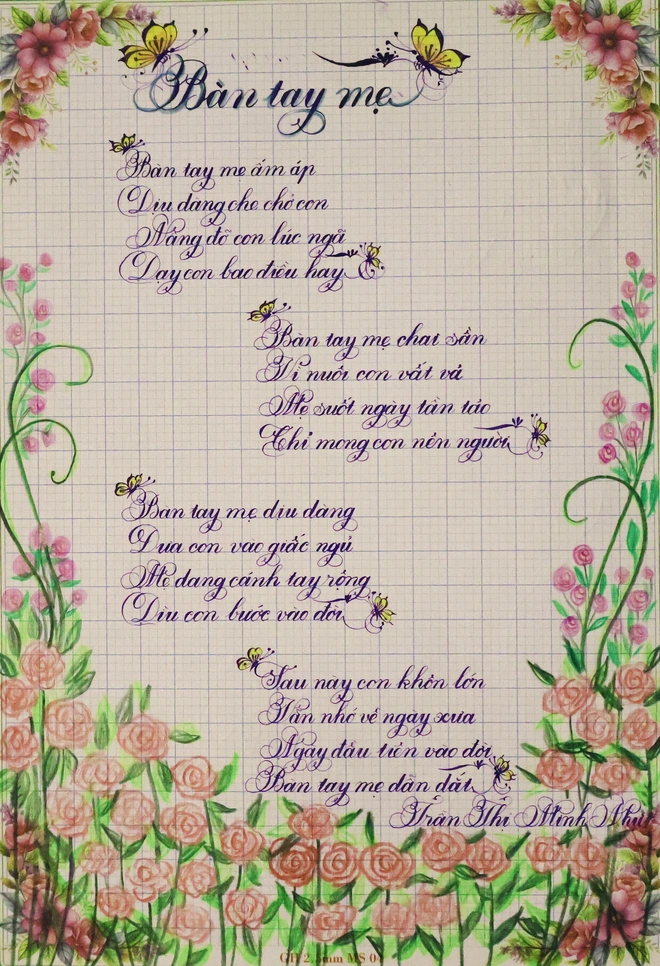 Chữ đẹp Nhi Đồng số 2: Gọi tên 30 bài dự thi xuất sắc- Ảnh 4.