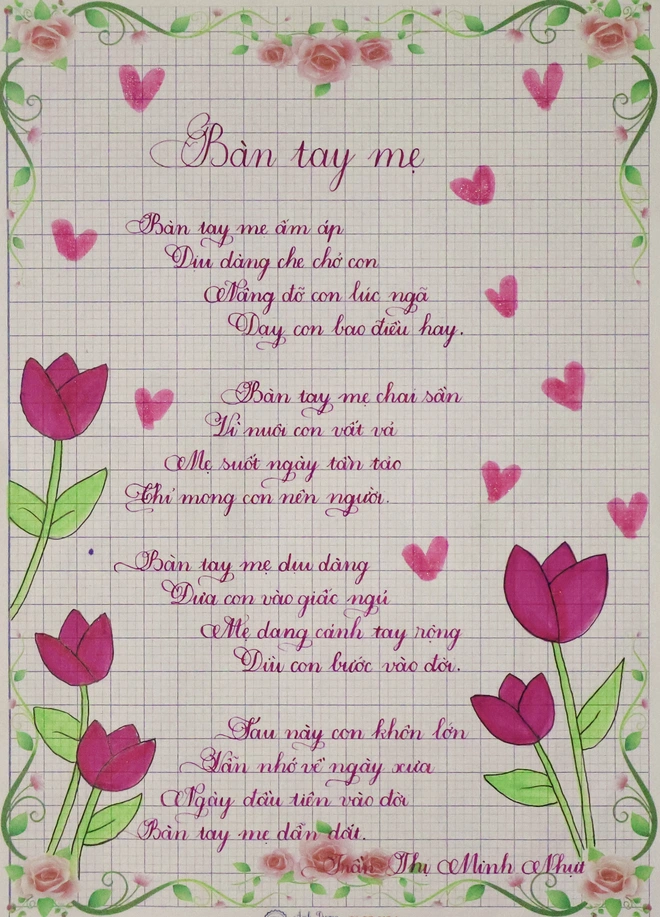 Chữ đẹp Nhi Đồng số 2: Gọi tên 30 bài dự thi xuất sắc- Ảnh 28.