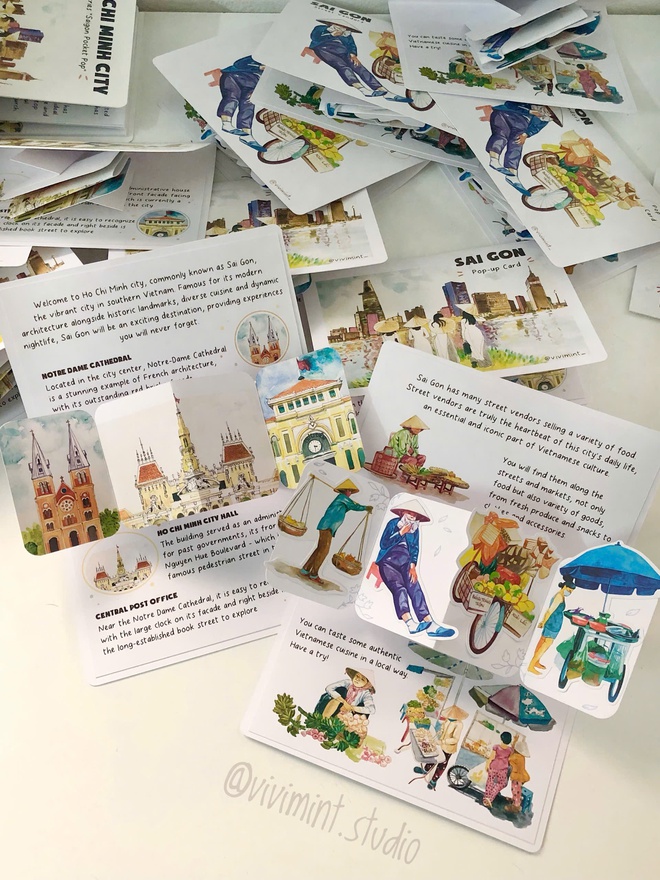 Gen Z khởi nghiệp với thiệp pop-up hình địa danh Việt Nam- Ảnh 3. Gen Z khởi nghiệp với thiệp pop-up hình địa danh Việt Nam- Ảnh 3.