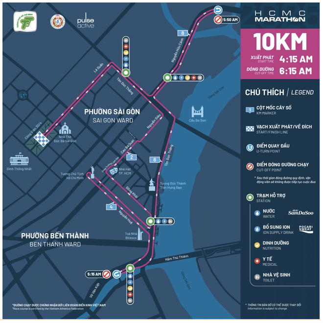 Traffic restrictions imposed on central roads for Ho Chi Minh City Marathon 2026 from January 9- Ảnh 4.