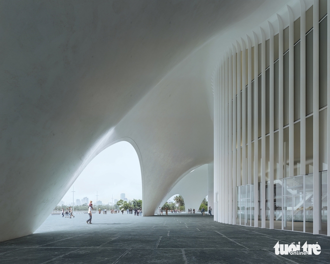 Construction advances at $483mn West Lake Opera House project in Hanoi- Ảnh 15. Construction advances at $483mn West Lake Opera House project in Hanoi- Ảnh 15.