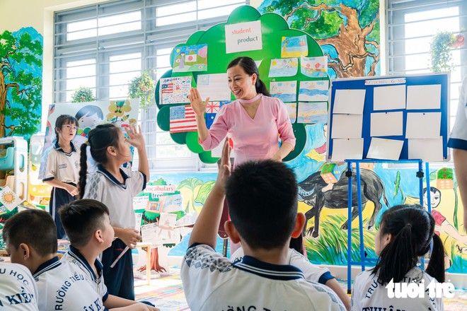 Ho Chi Minh City schools set up English-only zones for students across all-grade levels- Ảnh 8.