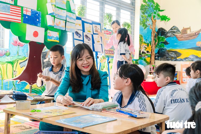 Ho Chi Minh City schools set up English-only zones for students across all-grade levels- Ảnh 9.