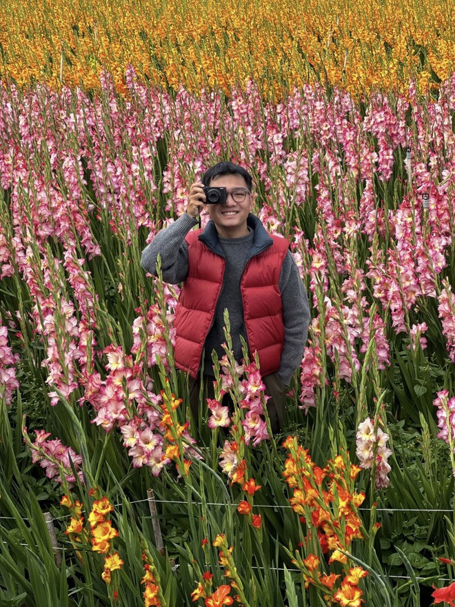 Cánh đồng hoa lay ơn Đà Lạt nở rộ, dân tình rủ nhau đến check-in- Ảnh 8.