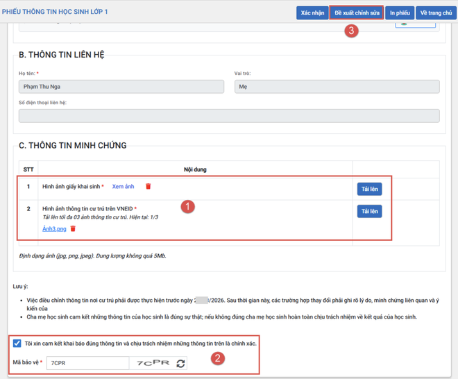 Hướng dẫn kiểm tra hồ sơ dữ liệu tuyển sinh đầu cấp và những mốc thời gian quan trọng cần biết - Ảnh 8.