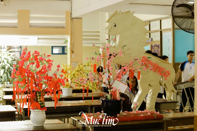 Hơn 500 học sinh sôi nổi tranh tài, thổi hồn Tết Việt vào hội xuân&nbsp;trường học- Ảnh 28.