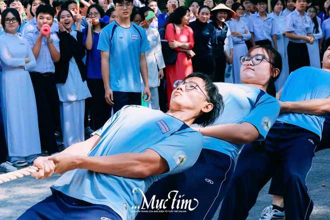 Sôi động hội thi kéo co học sinh chào mừng 95 năm thành lập Đoàn - Ảnh 8.