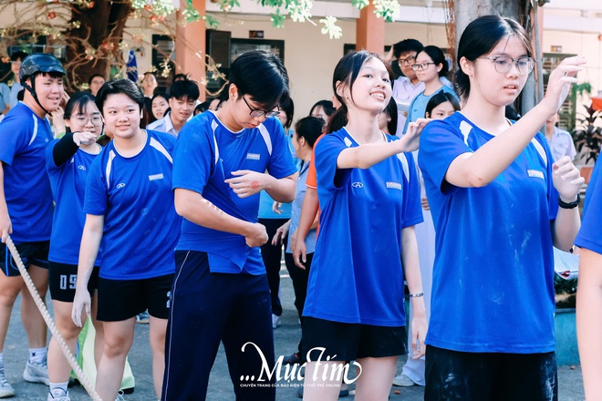 Sôi động hội thi kéo co học sinh chào mừng 95 năm thành lập Đoàn - Ảnh 5.