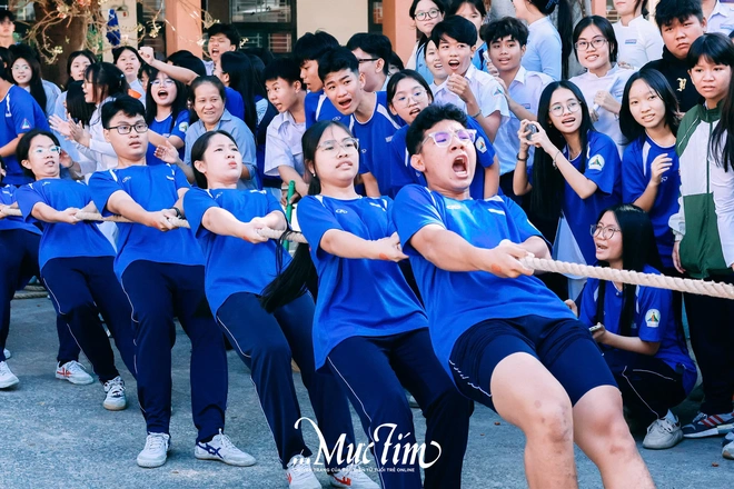 Sôi động hội thi kéo co học sinh chào mừng 95 năm thành lập Đoàn - Ảnh 9.