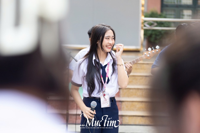 Bật mí điều đặc biệt về ‘concert giờ ra chơi’ ở Trường THPT Nguyễn Hữu Huân - Ảnh 6.