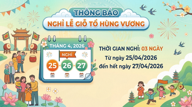 Gợi ý câu lệnh cho AI tạo thông báo nghỉ lễ Giỗ tổ Hùng Vương và 30-4, 1-5- Ảnh 4.
