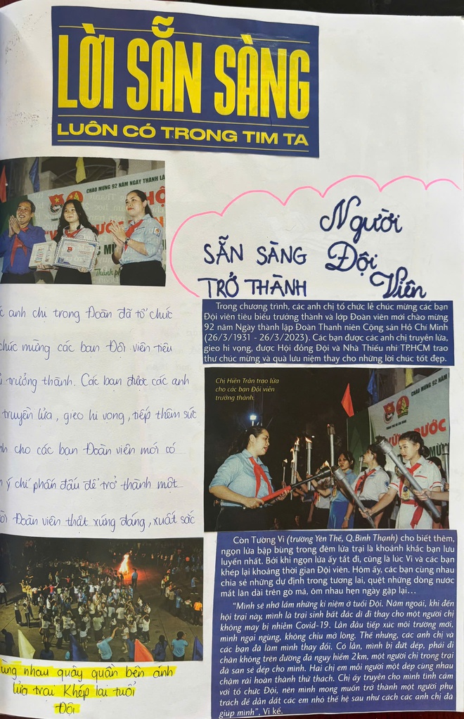 Cách làm mới mô hình Đọc và làm theo báo Đội thú vị, thu hút học sinh- Ảnh 8. Cách làm mới mô hình Đọc và làm theo báo Đội thú vị, thu hút học sinh- Ảnh 8.