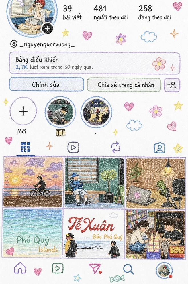 Hướng dẫn cách tạo trang cá nhân phong cách bút sáp màu bằng ChatGPT- Ảnh 3.