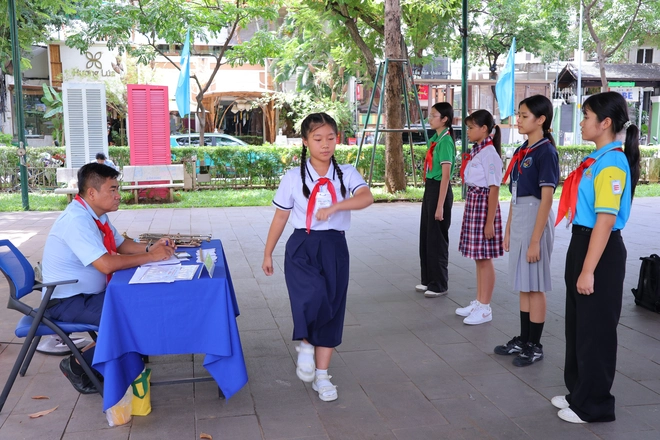Hàng trăm thủ lĩnh nhí hào hứng chinh phục Hội thi Chỉ huy Đội giỏi TP.HCM lần thứ 29 - Ảnh 5.