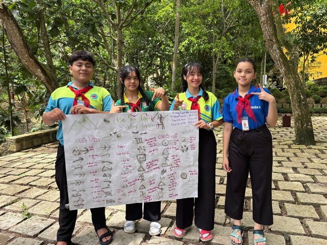 Sổ tay Công tác Đội: Dấu đường là gì, cách đặt dấu đường ra sao- Ảnh 7.