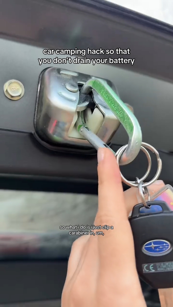 Mẹo giữ cốp mở cả đêm khi cắm trại mà không lo cạn bình ắc quy - Ảnh 3.