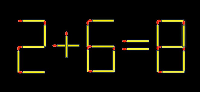 Thử tài IQ: Di chuyển một que diêm để 8+9=7 thành phép tính đúng - Ảnh 1.