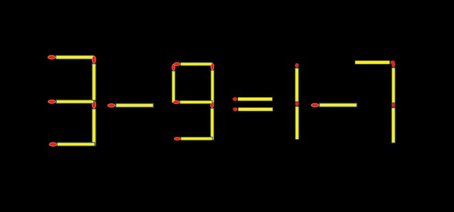 Thử tài IQ: Di chuyển một que diêm để 3+9=17 thành phép tính đúng - Ảnh 1.