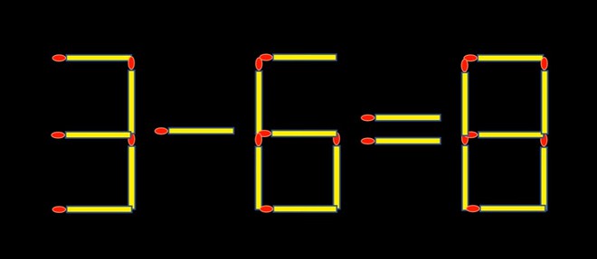 Thử tài IQ: Di chuyển một que diêm để 7+4=3 thành phép tính đúng - Ảnh 2.