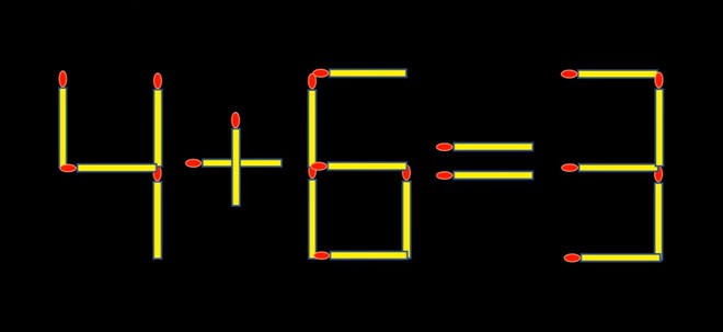 Thử tài IQ: Di chuyển một que diêm để 1+6=4 thành phép tính đúng - Ảnh 2.
