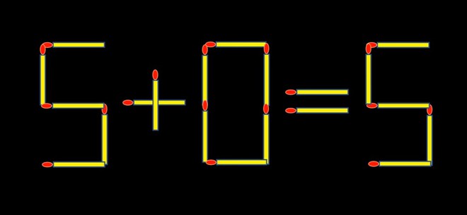 Thử tài IQ: Di chuyển một que diêm để 1+5=4 thành phép tính đúng - Ảnh 1.