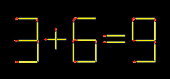 Thử tài IQ: Di chuyển một que diêm để 9-7=4 thành phép tính đúng - Ảnh 1.