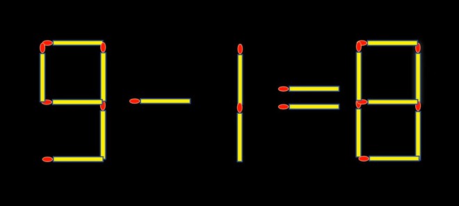 Thử tài IQ: Di chuyển một que diêm để 8+9=3 thành phép tính đúng - Ảnh 1.