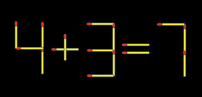 Thử tài IQ: Di chuyển một que diêm để 9-7=3 thành phép tính đúng - Ảnh 1.
