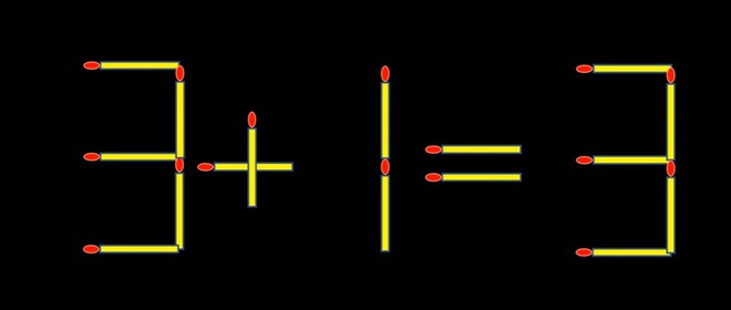 Thử tài IQ: Di chuyển một que diêm để 6+3=3 thành phép tính đúng - Ảnh 2.