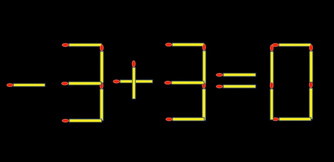 Thử tài IQ: Di chuyển một que diêm để 3+3=8 thành phép tính đúng - Ảnh 1.