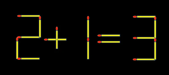 Thử tài IQ: Di chuyển một que diêm để 6+3=3 thành phép tính đúng - Ảnh 1.