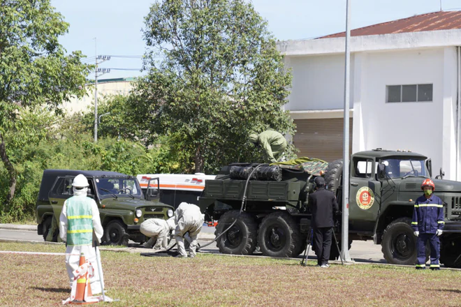 Da Nang tests response to radioactive water contamination - Ảnh 4.