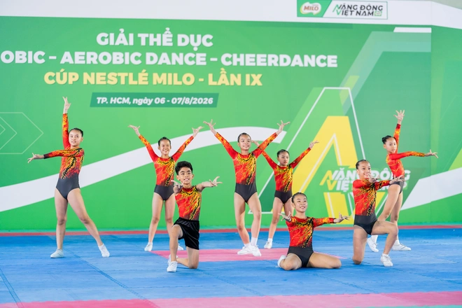 Aerobic Cúp Nestlé MILO 2026: Sân chơi giúp học sinh rèn kỹ năng sống - Ảnh 1.