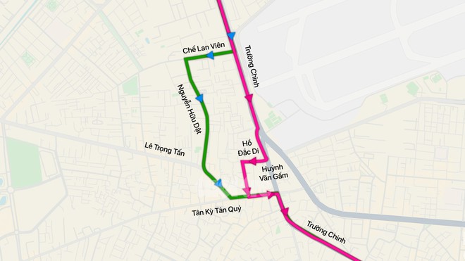 Nhiều tuyến đường TP.HCM chuyển thành một chiều để thi công Metro số 2 TP.HCM - Ảnh 3.