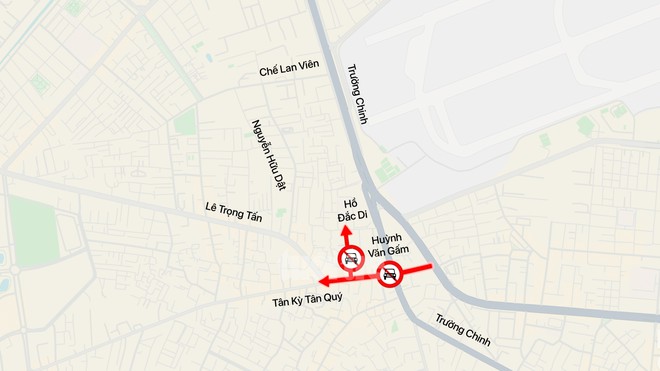 Nhiều tuyến đường TP.HCM chuyển thành một chiều để thi công Metro số 2 TP.HCM - Ảnh 4.
