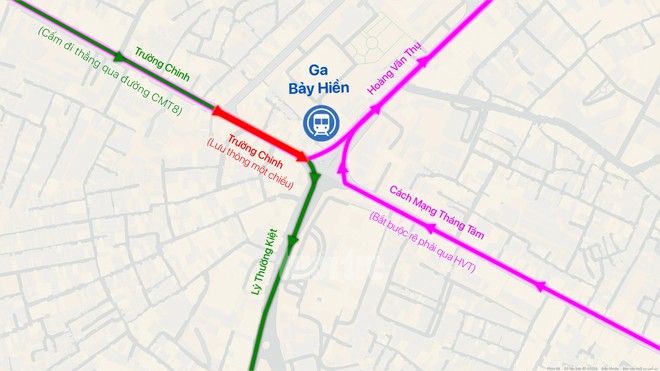 Nhiều tuyến đường TP.HCM chuyển thành một chiều để thi công Metro số 2 TP.HCM - Ảnh 2.