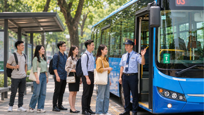Cách đi xe buýt kết hợp Metro 1 chỉ 3.000 đồng: Chi tiết bảng giá vé mới từ 2027 - Ảnh 1.