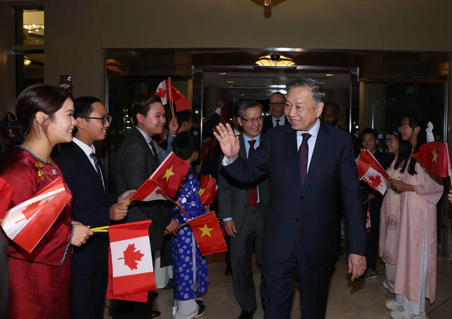 Vietnamese top leader To Lam arrives in Canada for historic visit - Ảnh 3.
