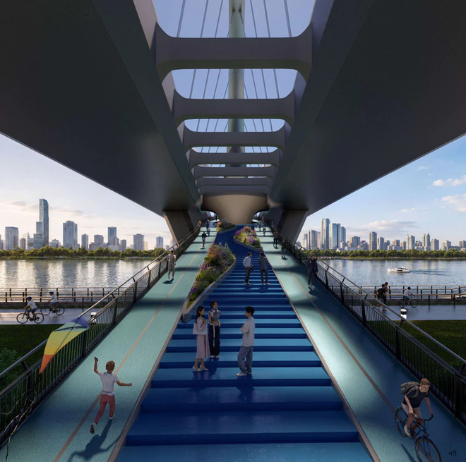 Ho Chi Minh City unveils wave-inspired design for Thu Thiem 4 Bridge - Ảnh 5.