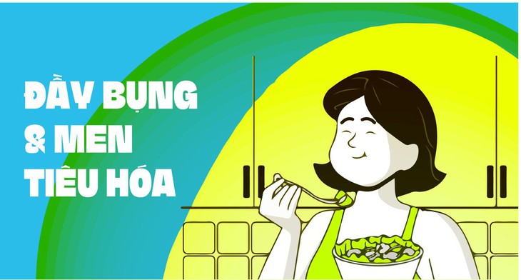 Mâm cao cỗ đầy ngày Tết và men tiêu hóa