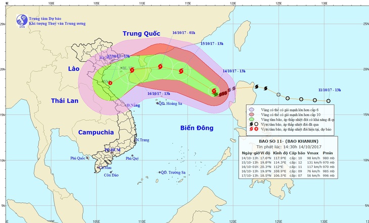 Bão số 11 gây mưa lớn diện rộng, không thể chủ quan - Ảnh 2.