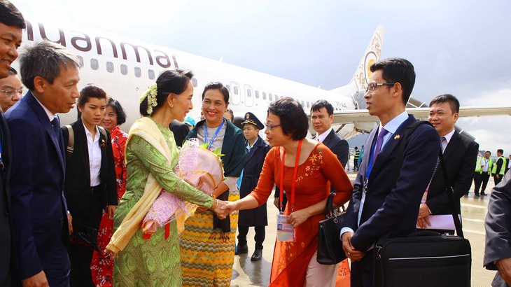 Bà Aung San Suu Kyi đến Đà Nẵng