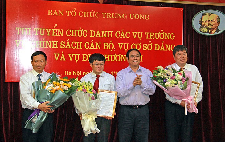 Ban Tổ chức Trung ương công bố 3 vụ trưởng trúng tuyển - Ảnh 1.